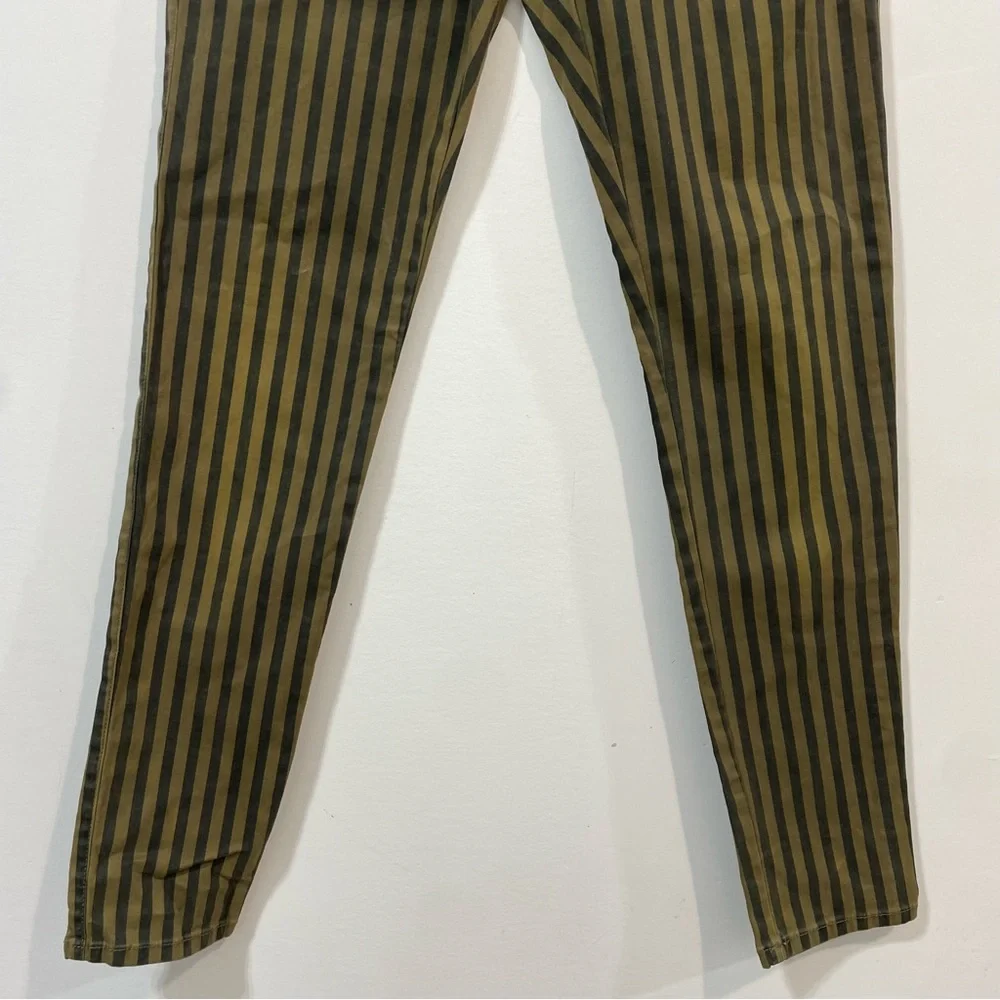 Scotch & Soda Story Tellers Girls Striped Funky Cotton Skinny Fit Pants Size 14